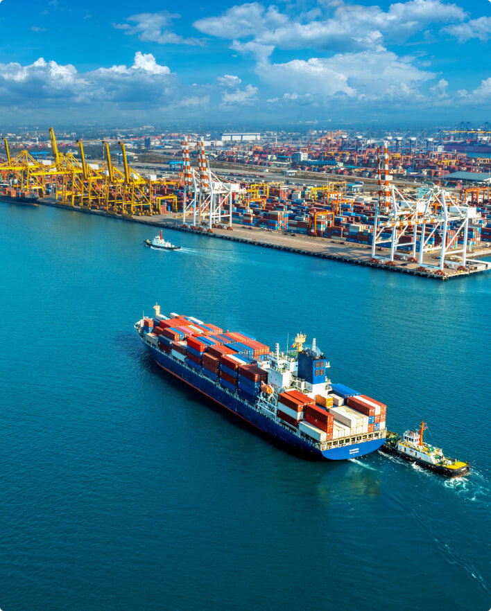 Maritime consultants working on port development